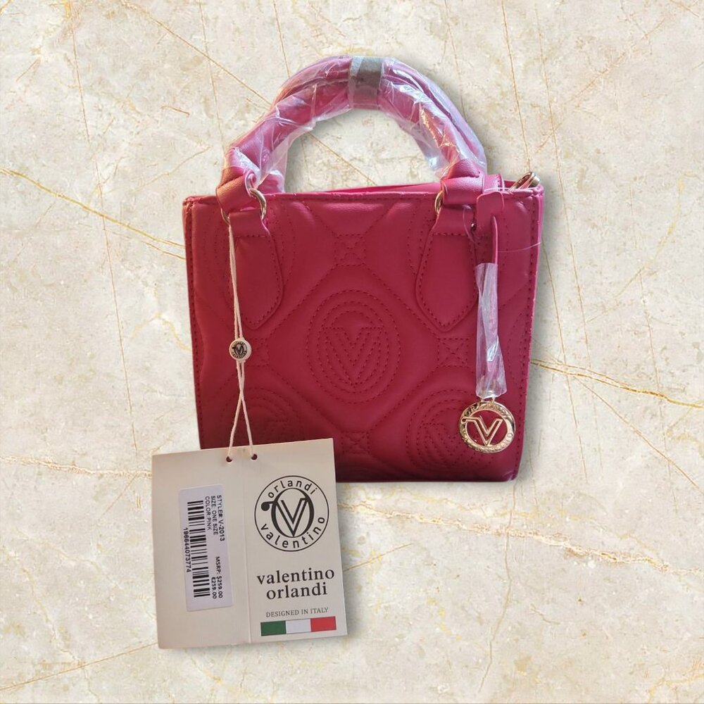 Valentino Orlandi NWT Satchel with Crossbody Strap - Picture 7 of 8